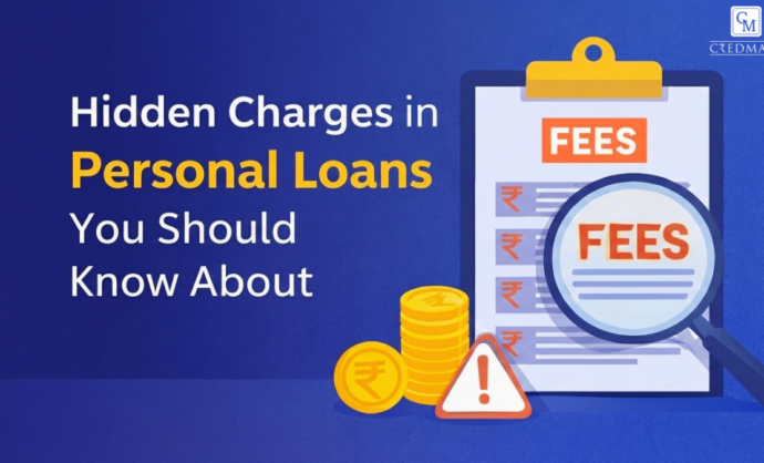 Hidden charges in personal loans including processing fees, GST, and prepayment penalties